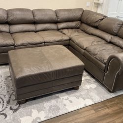 Full Grain Leather Couch