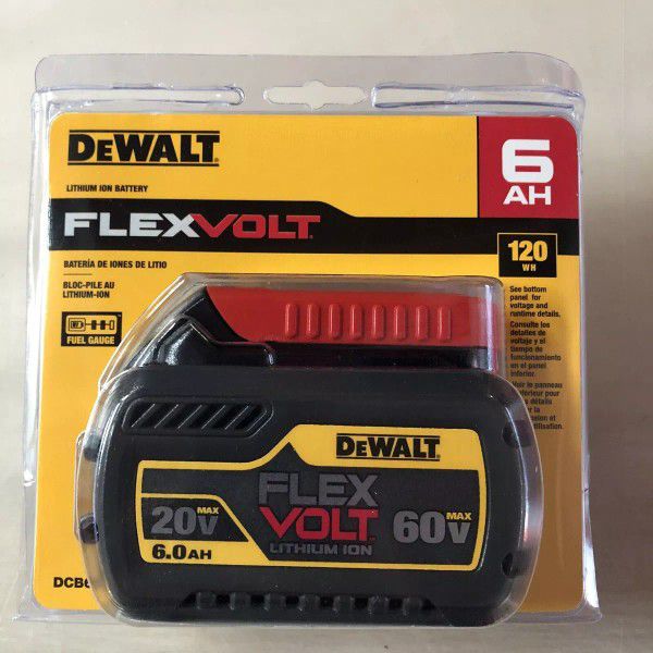 6ah DeWalt Flexvolt Battery