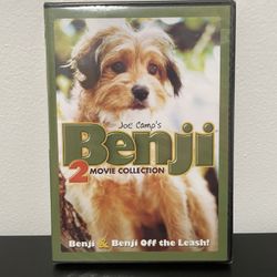 Benji 2 Movie Collection DVD NEW SEALED Off The Leash Joe Camp’s