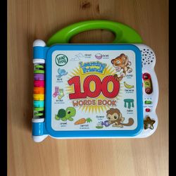 Leap Frog Learning Friends 100 Words Book Electronic Educational Tablet 