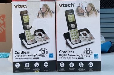 Cordless home phone with answering machine
