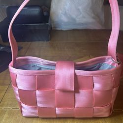Harvey Seatbelt Pink Purse 