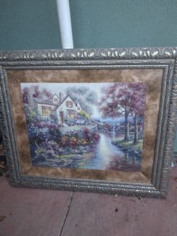 Large beautifully mounted picture. For any living space or bedroom
