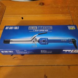 Hot Tools  'Blue Titanium' 1" Curling Iron