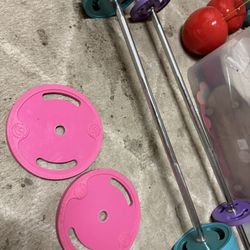 Booty Bands Weights And 2 Bars