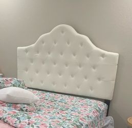 Queen Bed Headboard and Metal frame