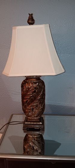 Lamp Blackish, Goldish, Working 30hx15w