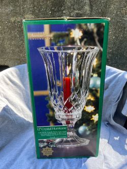 Crystal hurricane lamp
