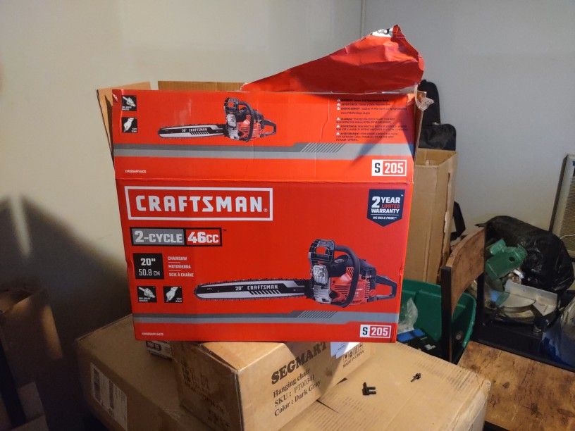 Craftsman 20" Chainsaw S205 Like New