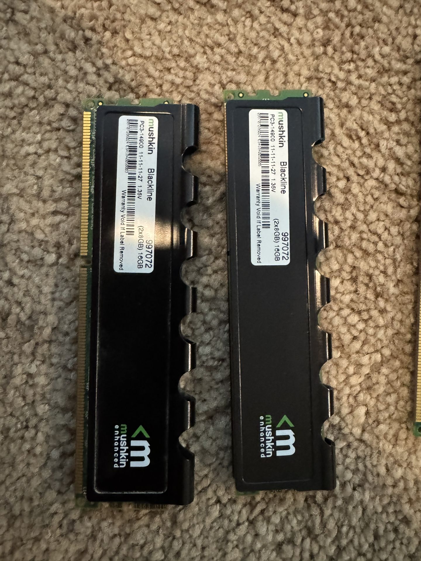 Mushkin Enhanced Ram 16gb