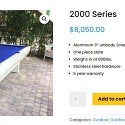 The Ultimate Outdoor Pool Table