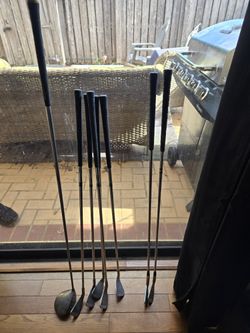 8pc Used Golf Clubs Cougar II, Northwestern, Callaway