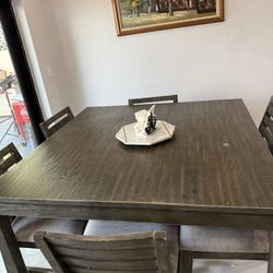 6 Seat Square Dining Table