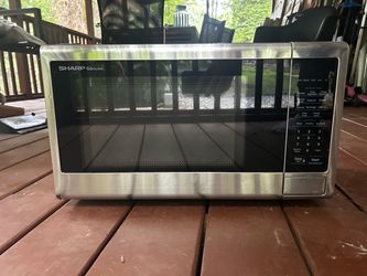 Sharp Carousel Stainless Steel Countertop Microwave
