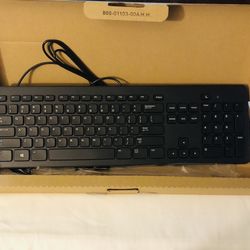 Dell Black USB Wired Keyboard CN-0GVWNX -716116-580-13XF-A00