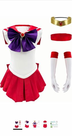 Medium Sailor Mars Adult Costume