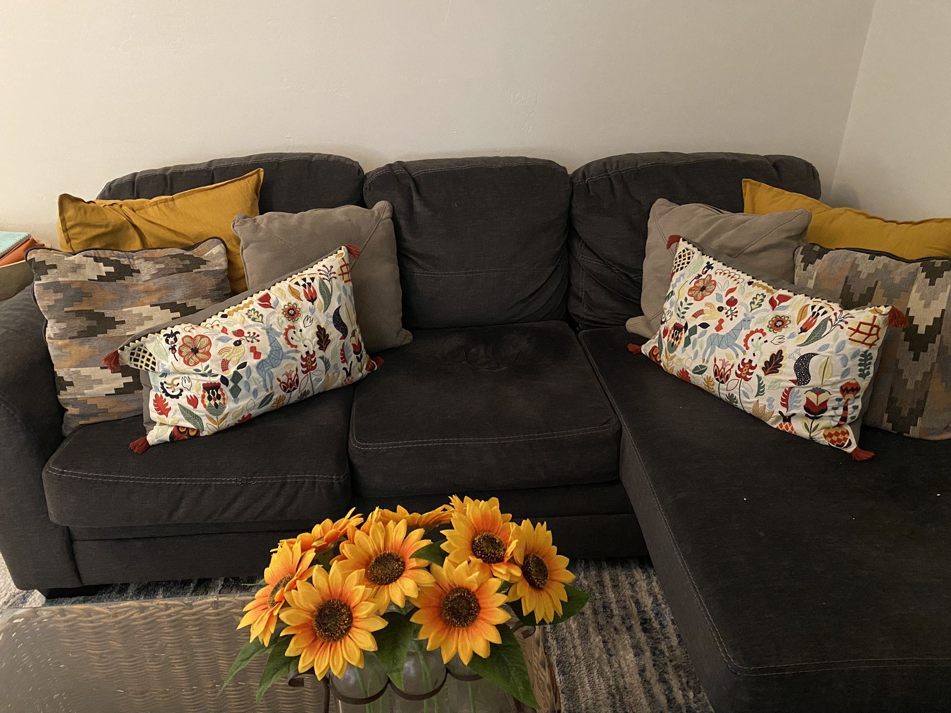 Navy Sectional Couch