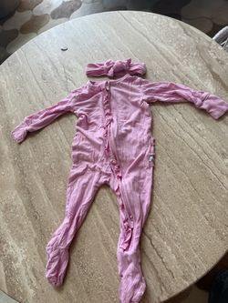 Posh peanut onesie with matching headband 3-6M
