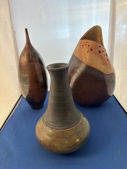 Pottery Vases Set