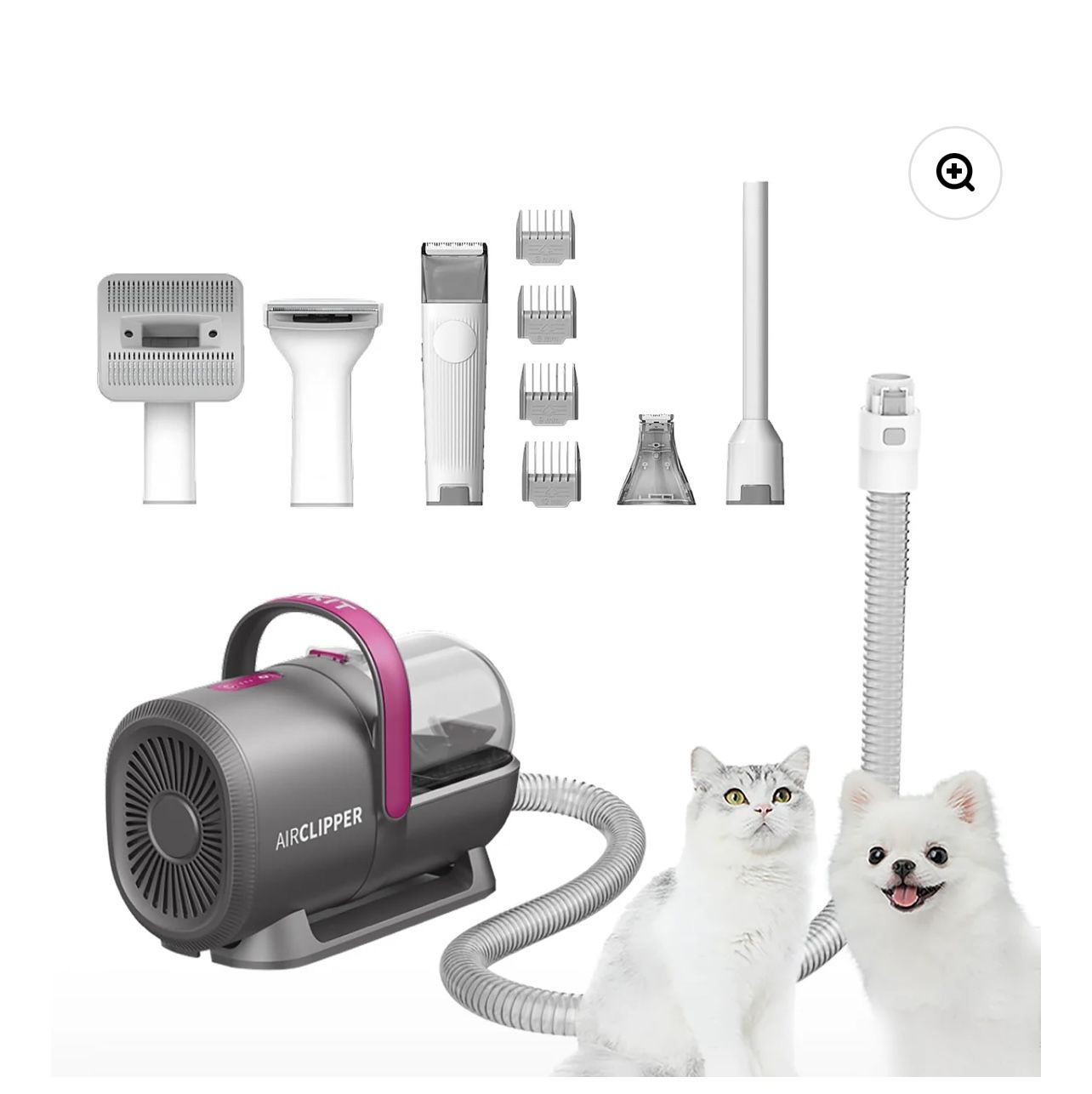 PETKIT AirClipper – 5-in-1 Smart Grooming Vacuum Kit for Pet Hair & Trimming