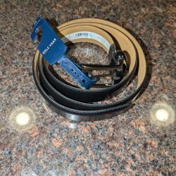 Cole Haan Mens Black Leather Dress Belt Sz 40 NWT, 11HN020002, RN129919