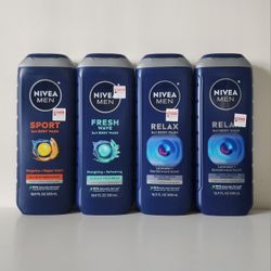 4 Nivea Men Body Wash 