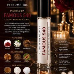 540 Perfume Oils Brand New local Pick Up