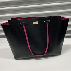 Kate Spade Annelle Arbour Hill Tote Black and Pink