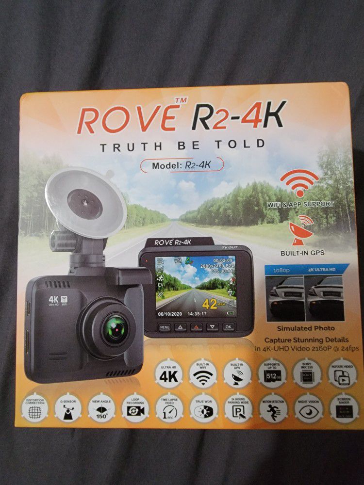 Rove R2-4K Pro Dash Cam New In Box - electronics - by owner - sale -  craigslist