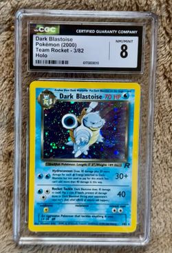Dark Blastoise Holo (2000) Team Rocket CGC 8