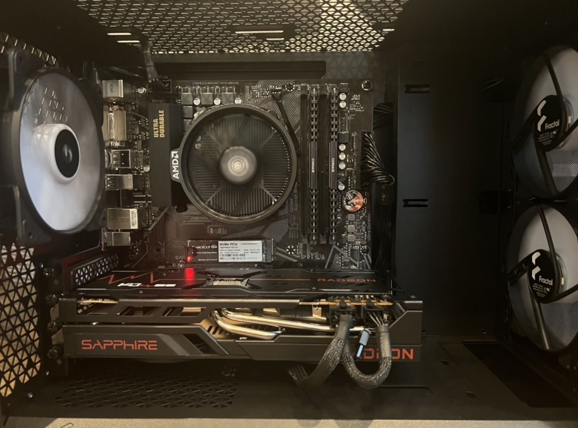 Gaming PC All Parts Brand New Radeon 6700xt Ryzen 5 5600