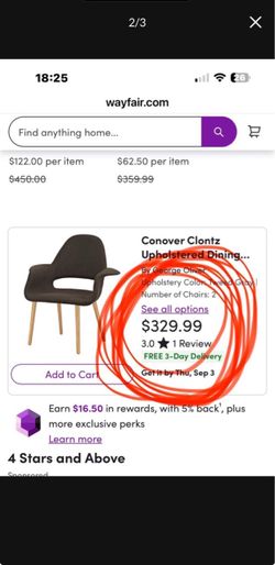 Black accent chair