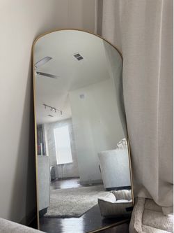 Gold arch mirror