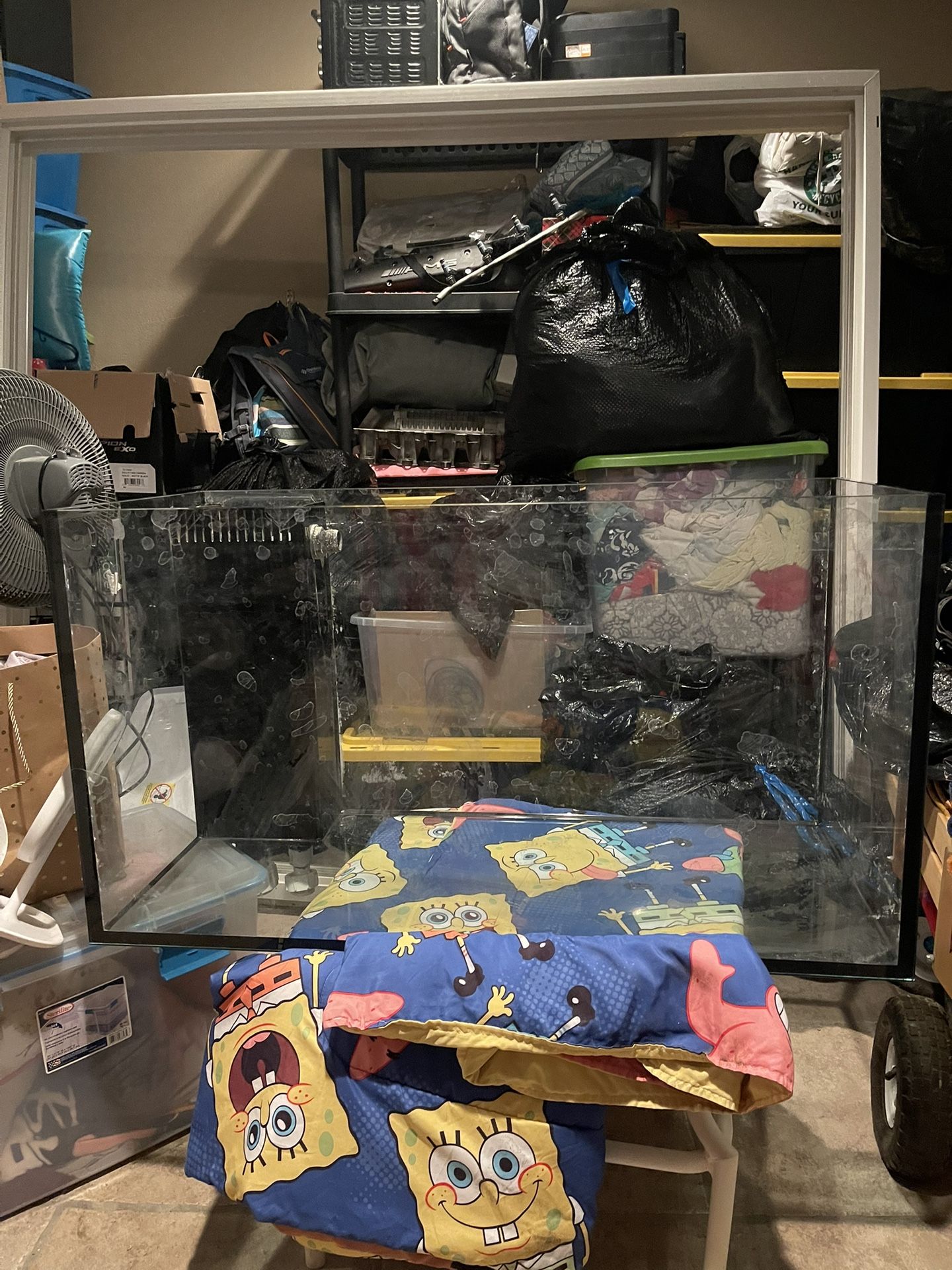 60 Gallon Iron Glass Tank