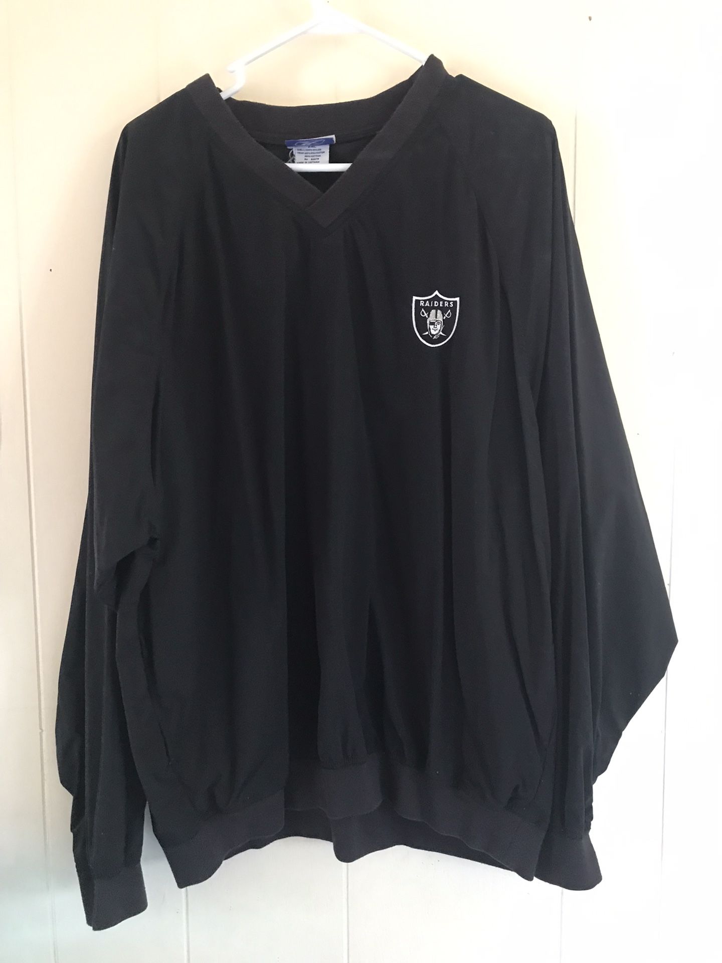 Raiders Reebok Windbreak Pullover