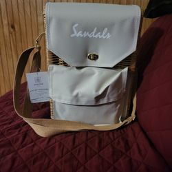 Brand New Sandals Wine And Cheese Basket