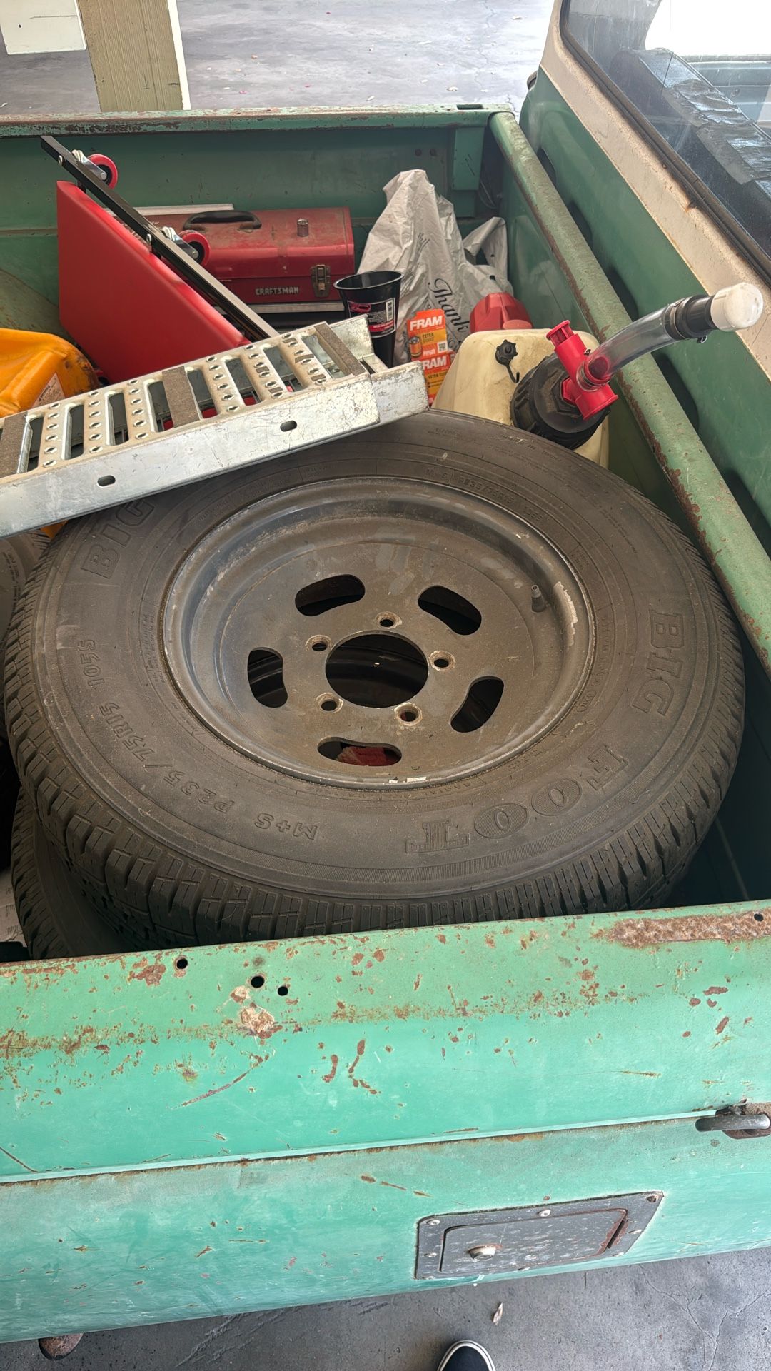 Set Of Three Truck Tires