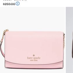 Kate spade pink cross body bag 