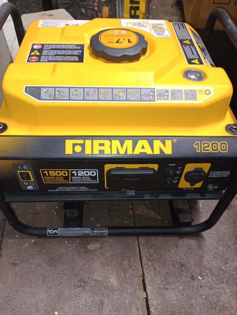 Firman Power Gas Generator 1200