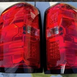 Anzo 14-18 Chevrolet Silverado LED Taillights Luces Traseras Calaveras Focos Luces Chevy
