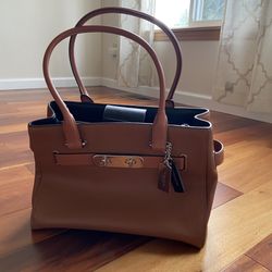 Coach Bag Top Handle Brown 