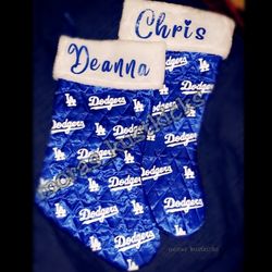 PERSONALIZE DODGERS STOCKINGS