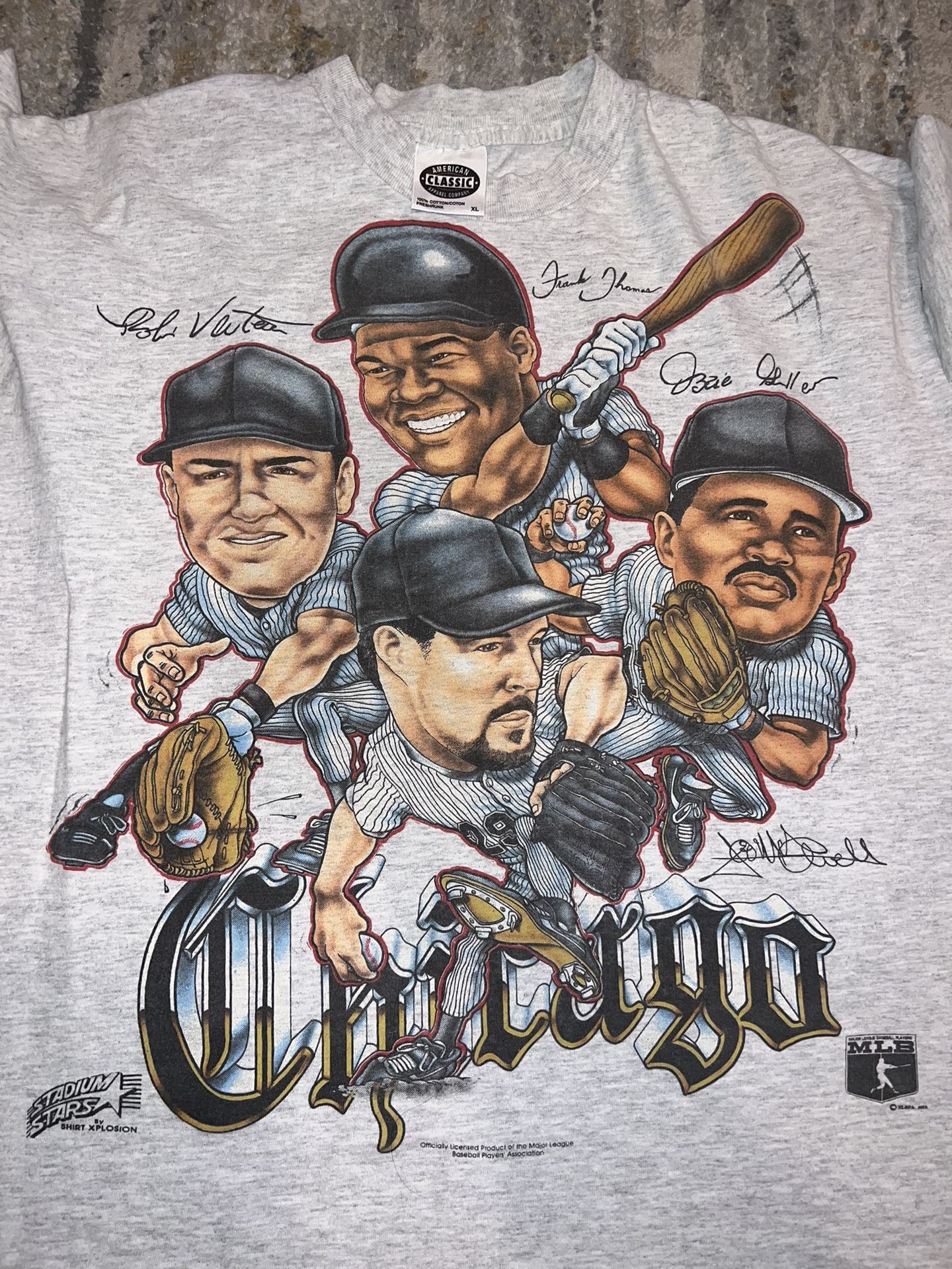 Rare Vintage Chicago White Sox Caricature 90's T-shirt MLB
