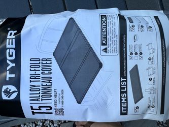 Tyger T5 Alloy Hard Tri-Fold Tonneau Cover – Fits 2015–2020 Ford F-150 / Raptor 5.5’ bed