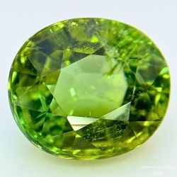 Green Tourmaline 1.95ct Oval Loose Gemstone Jewelry Making Supply 