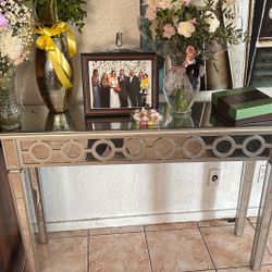 Mesa De Centro Y Consola De Espejo 