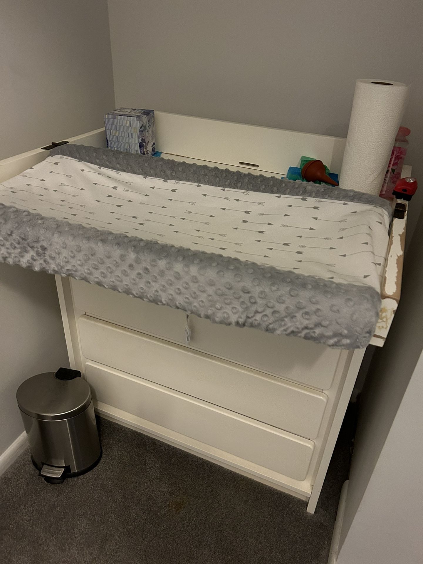 Changing Table With Dresser 