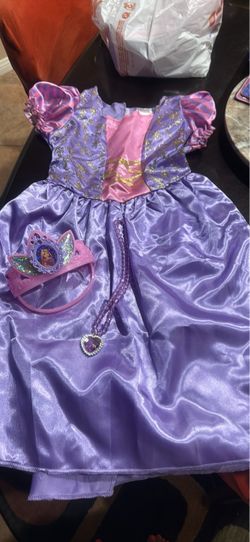 Princess Rapunzle Costume Size 4-6x