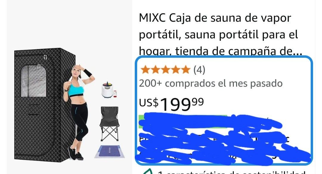 Sauna Portatil En Especial $75
