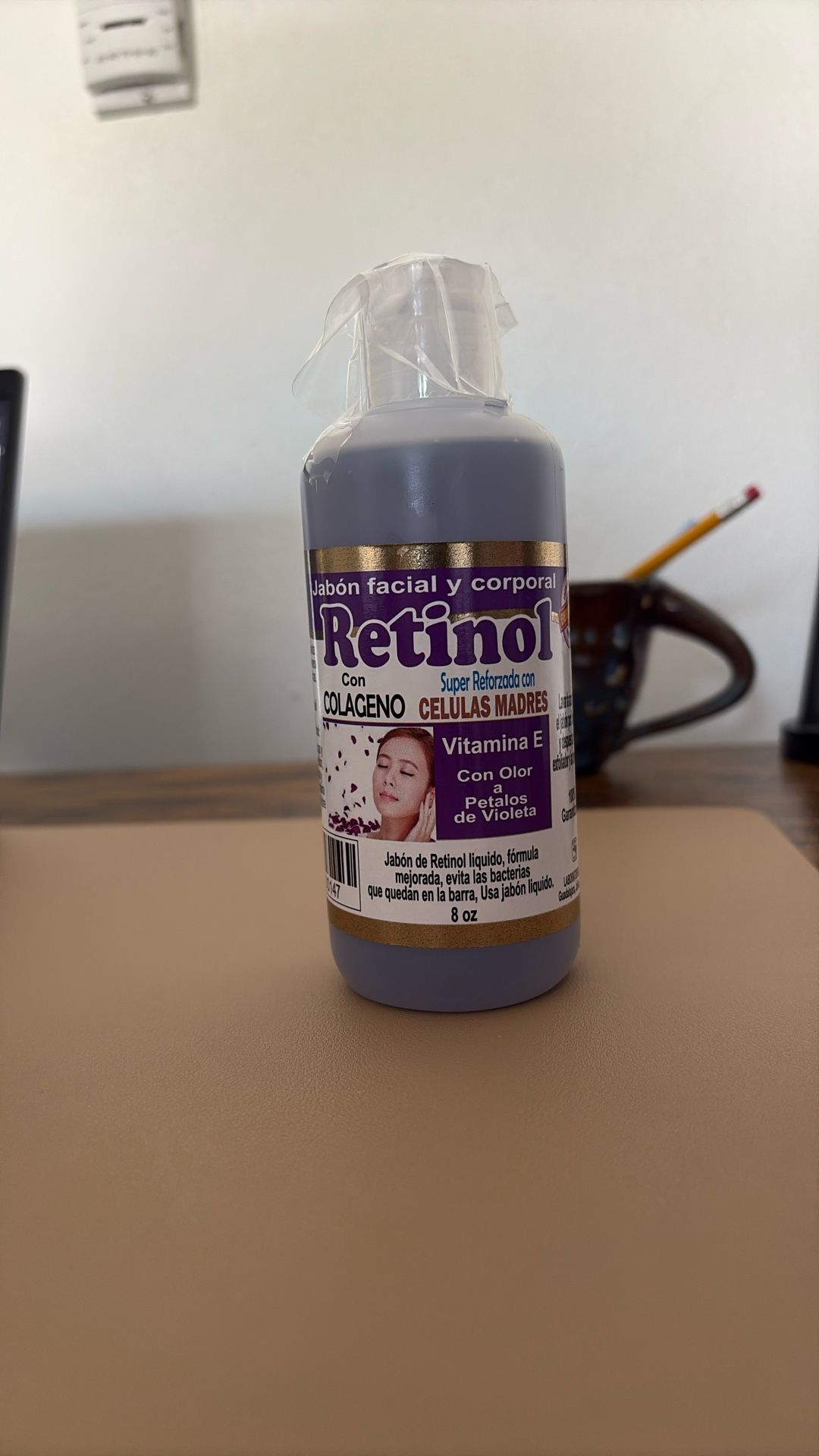 Jabón Facial Y Corporal - Retinol Con Colágeno / Mexican Facial and Body Soap - Retinol with Collagen